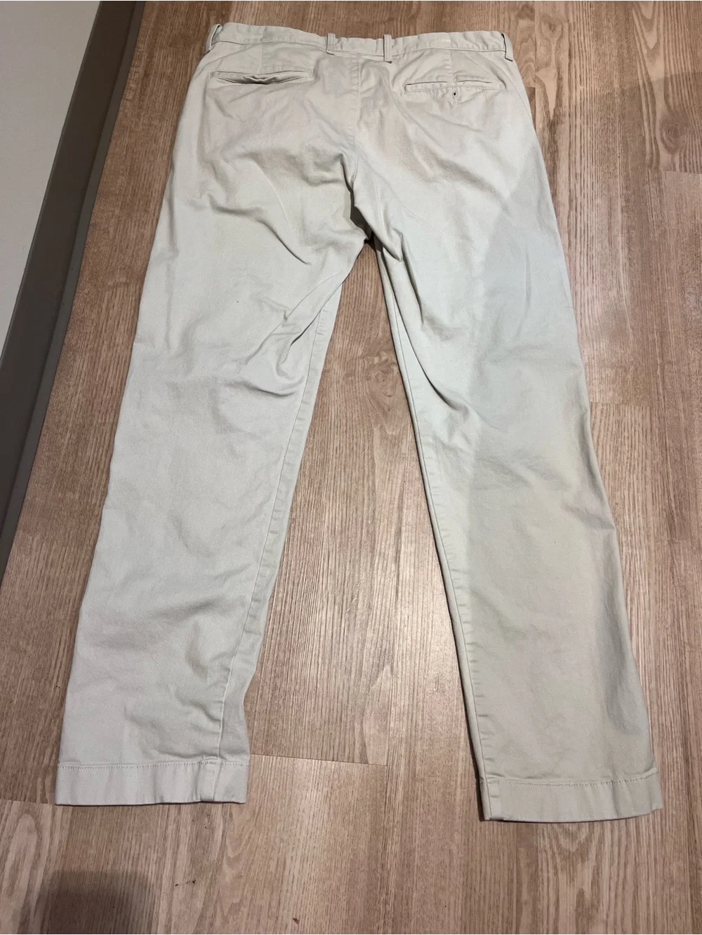 J. Crew Men's Pale Tan Chinos - Straight Leg